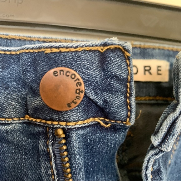 Encore Jeans Side Ladder Cut Out Skinny - Picture 6 of 16